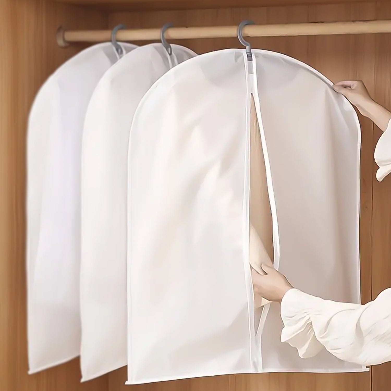Foldable Non Woven Men's Coat Blazer Suit Cover Foldable Non Woven Men's Coat Blazer Suit Cover